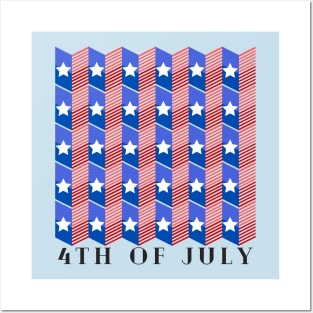 4th of July Posters and Art